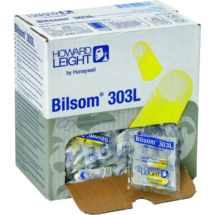 Honeywell Howard Leight Bilsom 303L Corded Earplugs (Pack of 200 Pair) - Image 4
