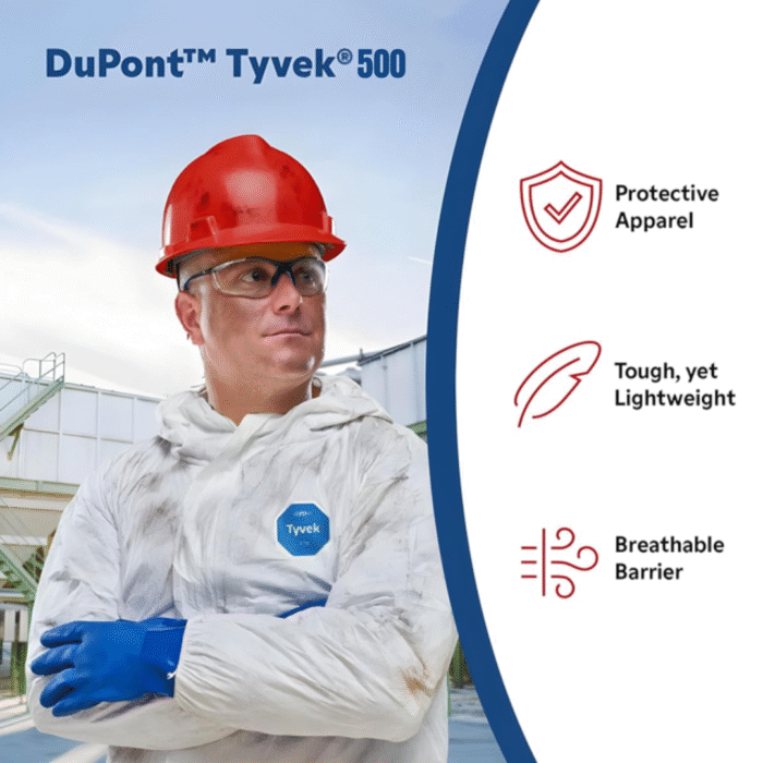 Tyvek Xpert 500 DuPont Disposable Coverall - Image 3