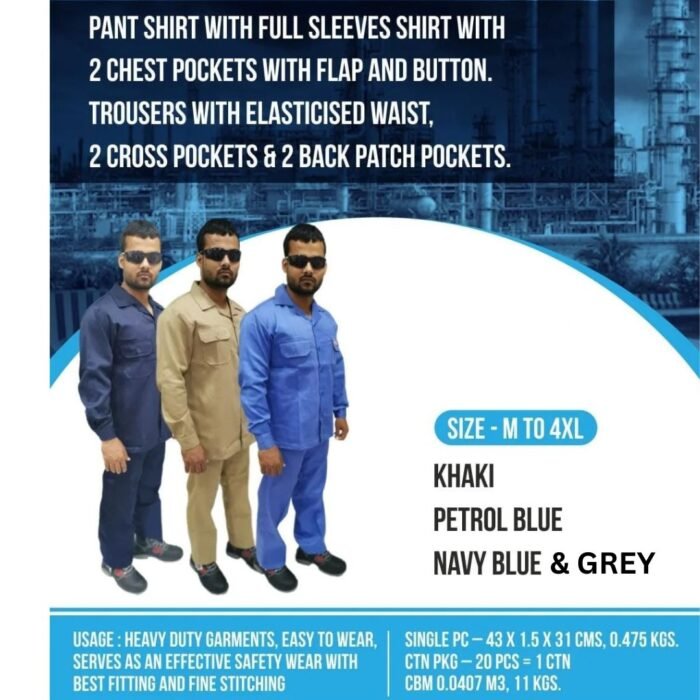 Safety Pant Shirt 100% Cotton - Image 4