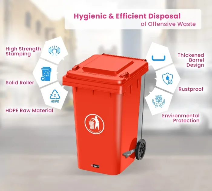 Spill Drum 30gl /120Ltr (Red) - Image 2