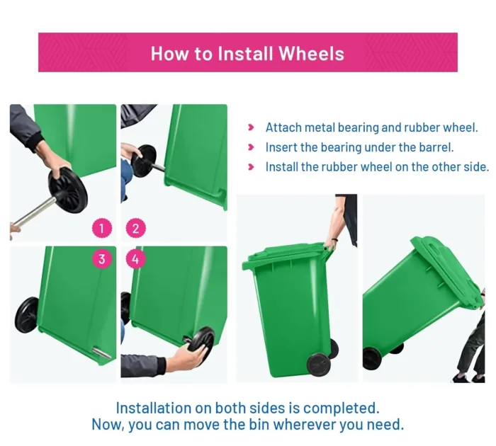 Spill Drum 60gl/ 240Ltr (Green) - Image 7