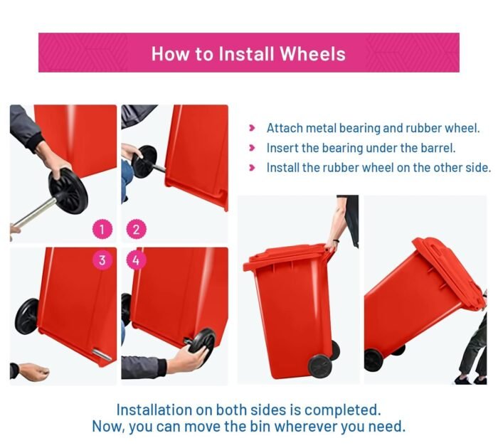 Spill Drum 30gl /120Ltr (Red) - Image 3