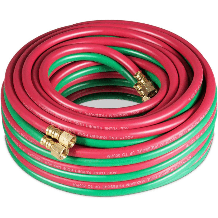 OXY-ACE Tyelene 300-PSI Twin Hose W/Fitting 1/4" BEST WELDS