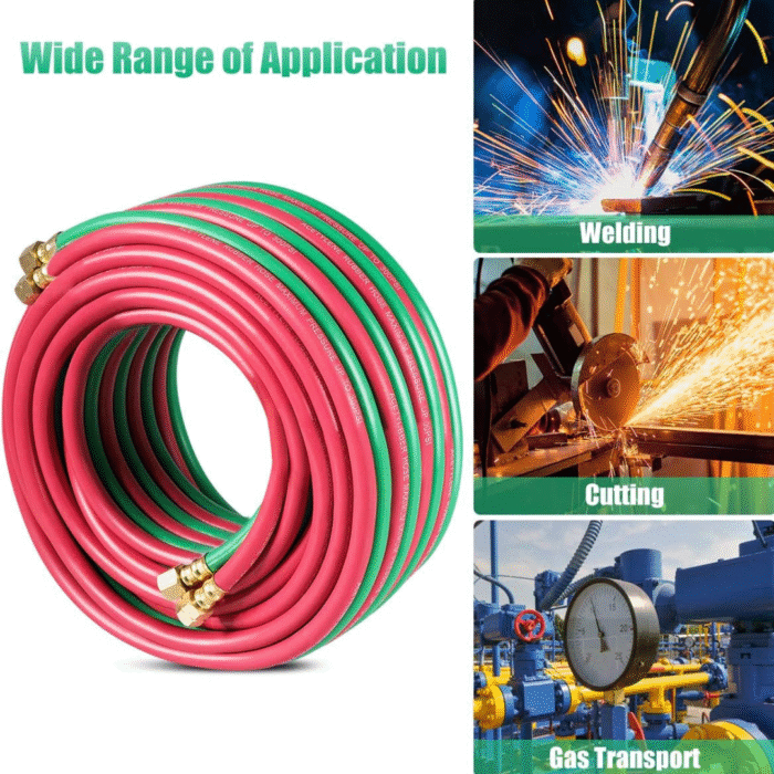 OXY-ACE Tyelene 300-PSI Twin Hose W/Fitting 1/4" BEST WELDS - Image 5